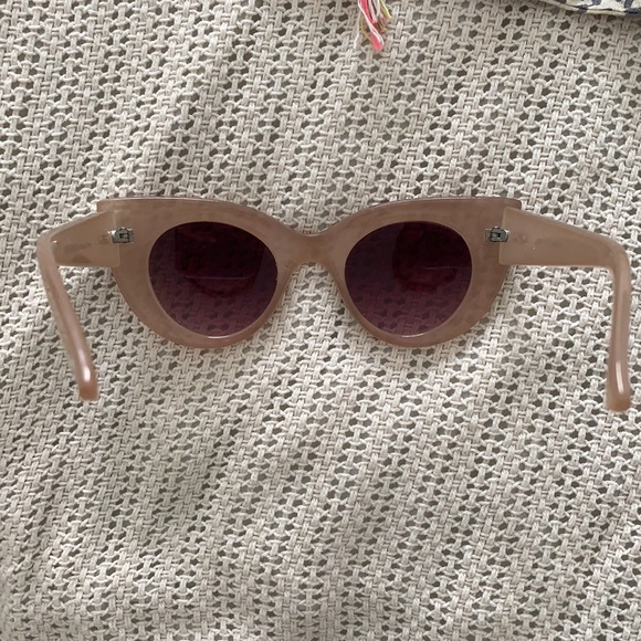 Minkpink Light Pink, Taupey Cat Eye Sunglasses - Picture 6 of 6